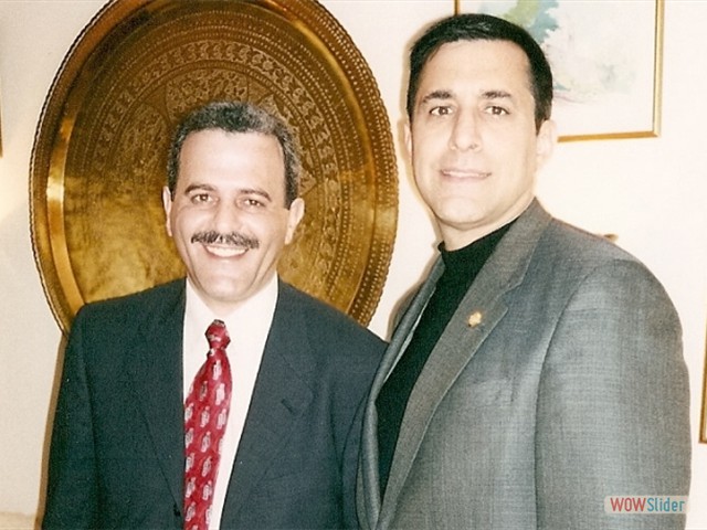 ALF Board member Gabriel Issa with Congressman Darrell Issa