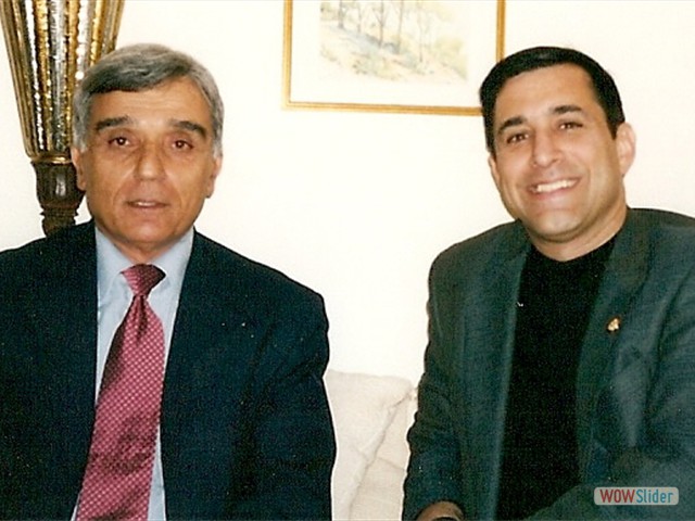 Dr Chahine with Cong. Darrell Issa