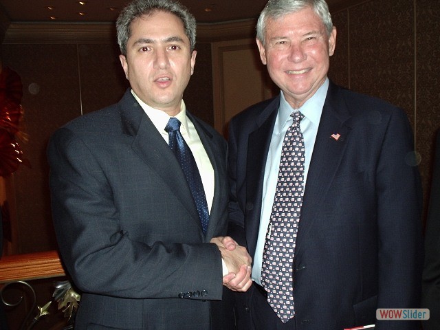 Mr Tony Mahfoud with Senator Bob Graham