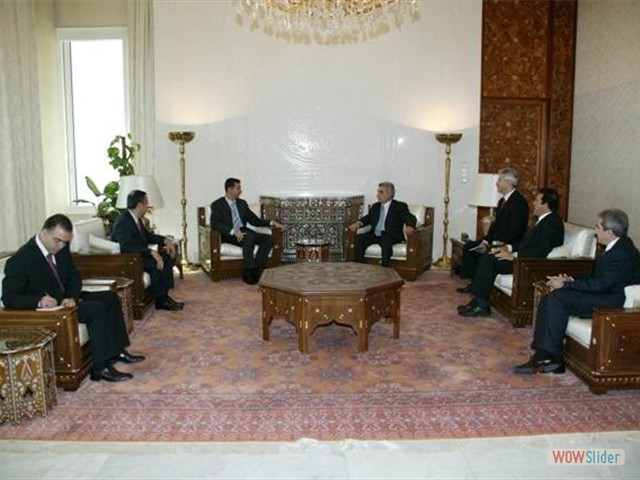 ALF Delegation with President Al Assad