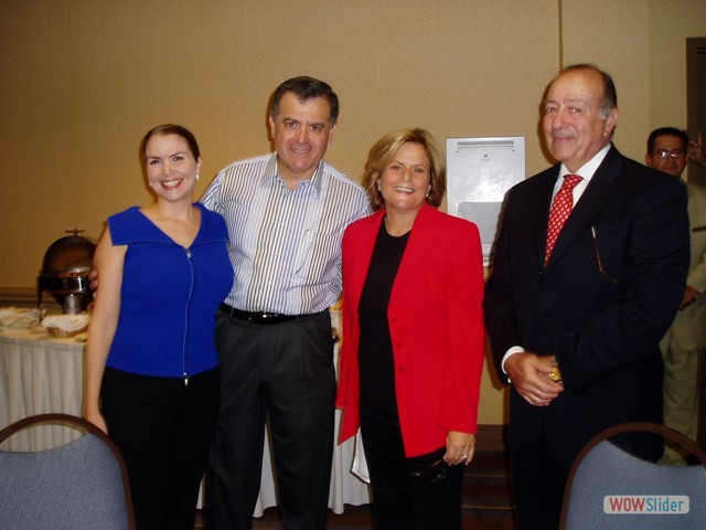 Mr & Mrs Kilissanly with Congresswomen Ileana Ros-Lehtinen and Dr Sam Ash