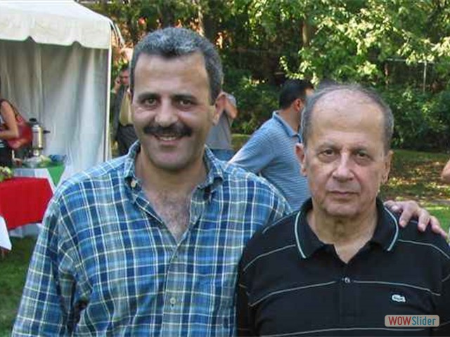 Mr Issa with General Aoun