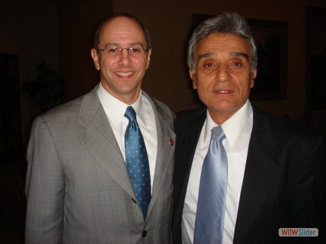 Dr Chahine with Congressman Charles Boustani