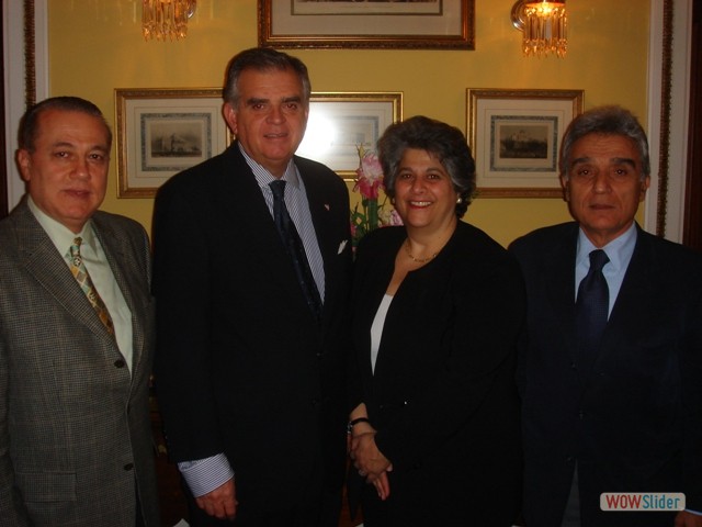 MrSabban,Ms Ferris & Dr Chahine with Congressman Ray LaHood